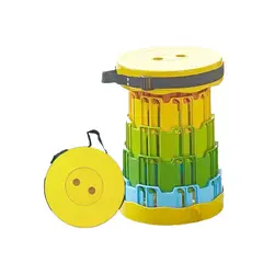 GENERICO - Pack2 Silla Plegables Portatiles en Tono Color Amarillo