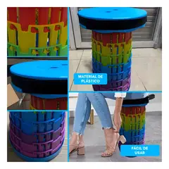 GENERICO - Pack4 Silla Compacta con Seguro Azul Y+Regalo Agendita