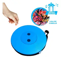 GENERICO - Pack12 Asiento Multicolor de Tapa Azul Y+Ligas de Regalo