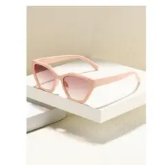 GENERICO - Lentes Gafas De Sol Retro Con Forma De Ojo De Gato Rosado