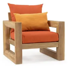 MOBILIARI - SOFA TERRAZA TRURO 1 CUERPO NARANJA