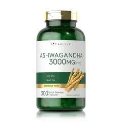 GENERICO - Ashwagandha 3000mg (300 Cápsulas) – Carlyle
