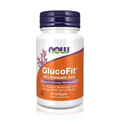 NOW - GlucoFit – Banaba Leaf 1,334 mg (60 Softgels) – Foods