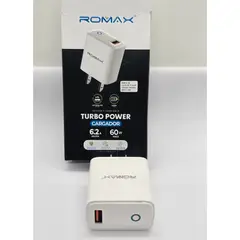 ROMAX - CARGADOR DADO TURBO POWER 60W PUERTO USB