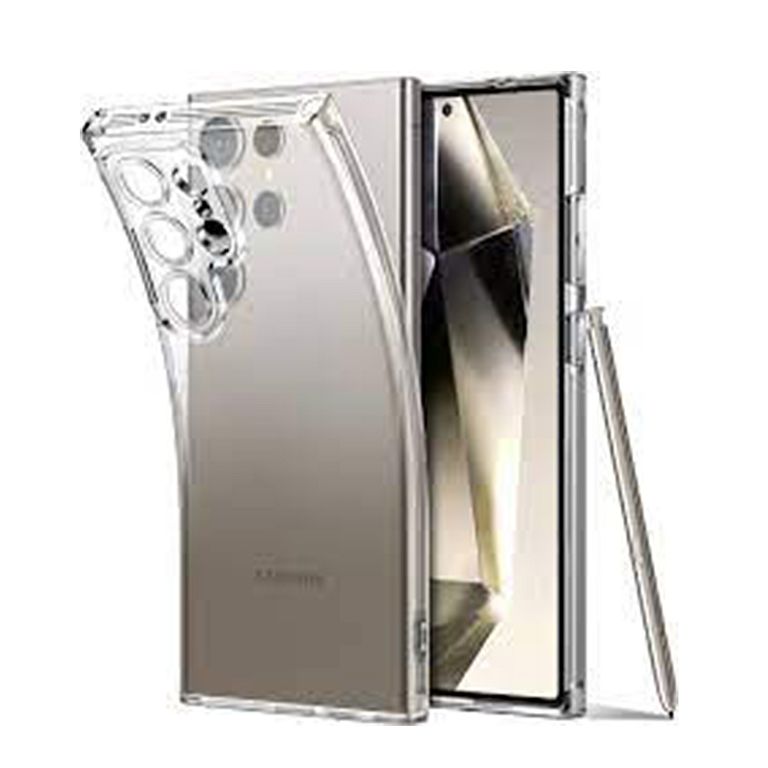 FUNDA CASE PARA SAMSUNG S24 ULTRA CON PROTECTOR CÁMARA TRANSPARENTE