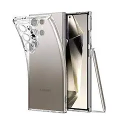 GENERICO - FUNDA CASE PARA SAMSUNG S24 ULTRA CON PROTECTOR CÁMARA TRANSPARENTE