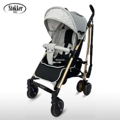 STOKKER BABY - Coche Bastón de Paseo Plegable -CROSSB- Gris