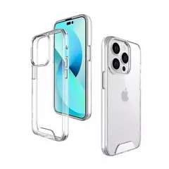 GENERICO - FUNDA CASE PARA IPHONE13 PRO MAX CON PROTECTOR CÁMARA TRANSPARENTE