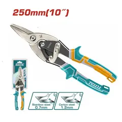 TOTAL TOOLS - TIJERA DE AVIACIÓN RECTO 10’’ 250MM TOTAL THT522106