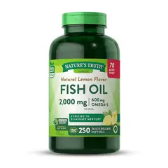 NATURE'S TRUTH - Omega 3 - 2000 MG Fish Oil - 250 cápsulas