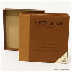 INSPIRA - Album de fotos 500 fotografías Cuero PU