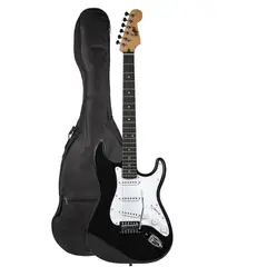 STS - Guitarra Eléctrica Stratocaster Negra - ST1 BK