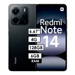 XIAOMI - Celular Redmi Note 14 4G 6GB RAM/ 128GB Negro