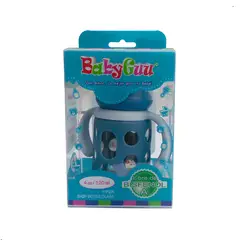 GENERICO - Biberon Vidrio Con Protector Babyguu 4 oz Libre Bisfenol A