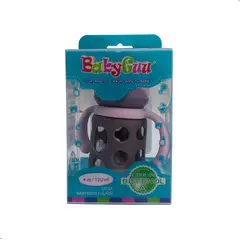 GENERICO - Biberon Vidrio Con Protector Babyguu 4 oz Libre Bisfenol A
