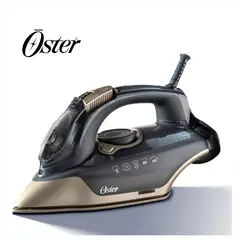 OSTER - Plancha de Vapor Pressxpress1700 W de Potencia Negra y Dorada