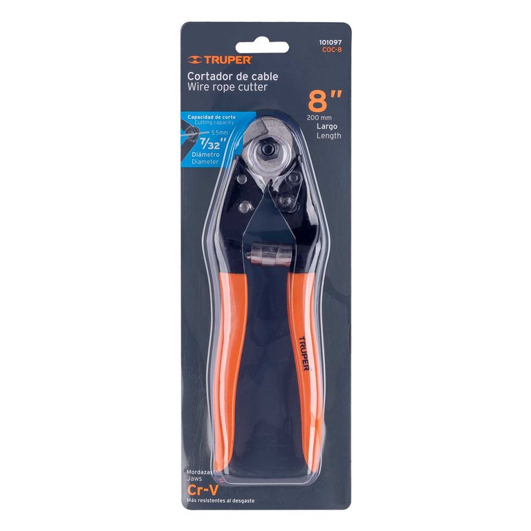 Cortador de 8" de cable y alambre, - 101097