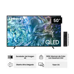 SAMSUNG - Televisor QLED Tizen OS Smart Tv 50" 4K 50Q60D - Nuevo 2024