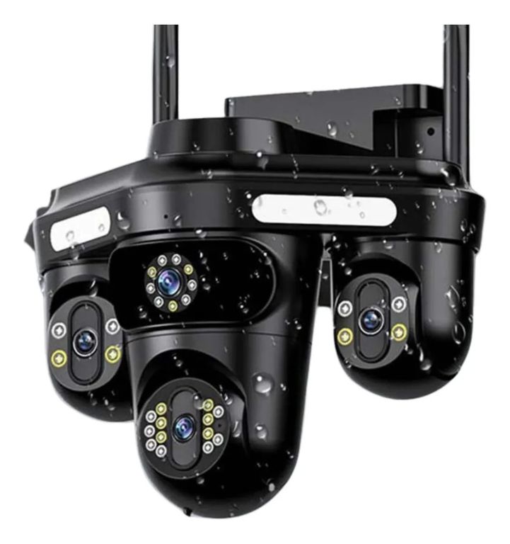 CAMARA SEGURIDAD PTZ 3 LENTES LANTUN IPC-871 CON APP IPC360 HOME