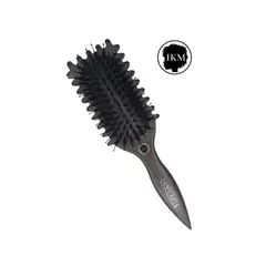 GENERICO - Cepillo Curly de Cabello Tipo Bounce para Definir Rizos en Negro