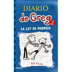 PENGUIN RANDOM HOUSE - Libro La ley de Rodrick Diario de Greg 2 - Kinney Jeff - MOLINO