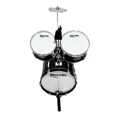 GENERICO - Batería Acústica Grande con Platillo y Baquetas para Niños