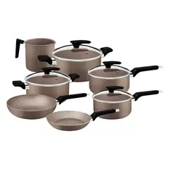 TRAMONTINA - Juego de Ollas Milazzo 11 Piezas- 28599/462