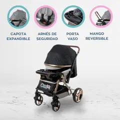 EBABY - Coche Cuna Reversible para Bebé «HARDY»