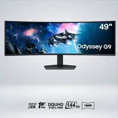 SAMSUNG - MONITOR ODYSSEY G9 DUALQHD 49 " 144hz 1ms HDR600 AMD freesync