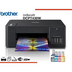 BROTHER - Impresora Multifuncional DCP-T430W WIFI