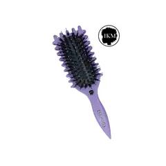 GENERICO - Cepillo Curly de Cabello Tipo Bounce para Definir Rizos en Lila