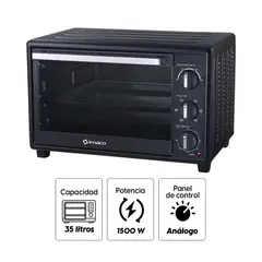 IMACO - HORNO ELÉCTRICO METAL 35 Lts. C/ROSTICICERO – HES 35R