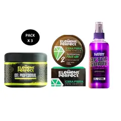 GENERICO - Pack Element Perfect Cera After Shave Y Gel