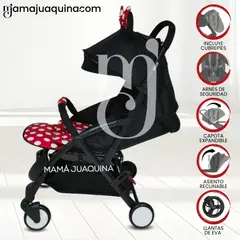 BABY - Coche Maleta de Lujo «MINNIE-E» Edición Limitada Red