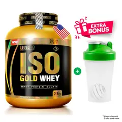 LEVEL PRO - PROTEÍNA ISO GOLD WHEY DE 3000 GRAMOS CHOCOLATE
