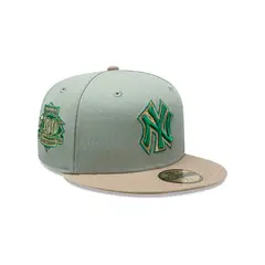 NEW ERA - Gorra Yankees 59FIFTY 100th Anniversary Cap Green Camel