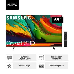 SAMSUNG - Televisor LED 65 Crystal UHD 4K Smart TV UN65DU7000GXPE