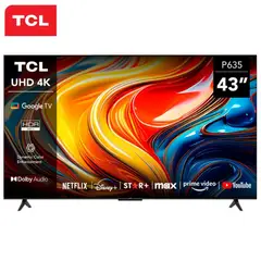 TCL - Televisor 43Pulg UHD 4K Google TV 43P635