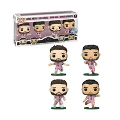 FUNKO - Inter Miami CF Pop 4Pack Exclusivo Messi Suarez Jordi