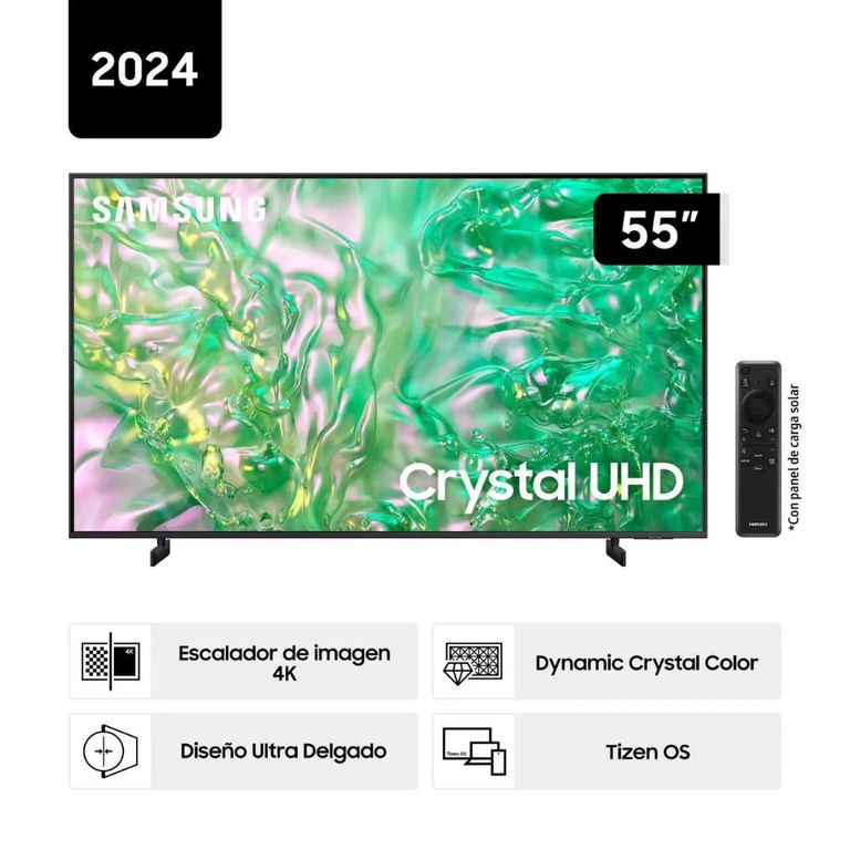 Televisor 55 Pulg Crystal Smart TV Tizen UHD 4K 55DU8000