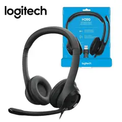 LOGITECH - Audifono con Microfono H390 USB Black