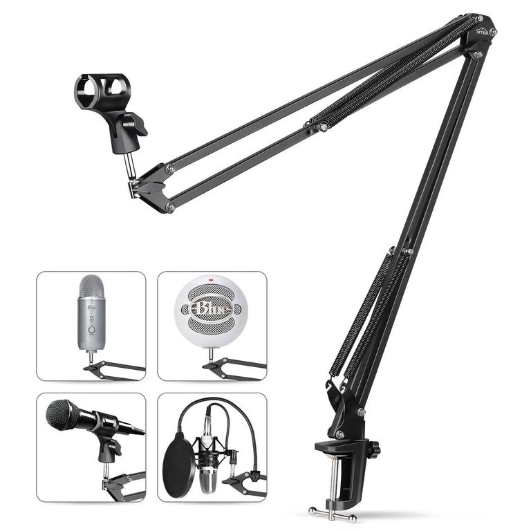 SOPORTE DE MICRÓFONO PROFESIONAL PARA MONTAJE EN PARED