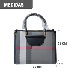 GENERICO - Cartera Bolso de Mano con Correa de Hombro Diseño Casual Elegante