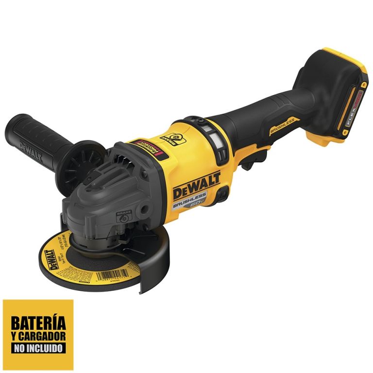 Esmeril 4-1/2" Flexvolt 60V sin cargador/bateria