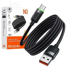 MCDODO - Cable USB Tipo C 100W 6A - Magnetizado Antienredos -
