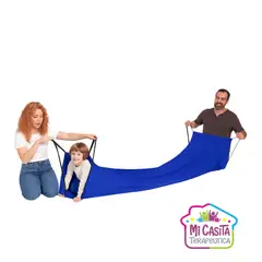 GENERICO - Tunel sensorial de lycra (Azul) para centros de estimulación Autismo