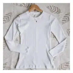 RYBIU IMPORT - Polo Manga Larga Cuello redondo Mujer