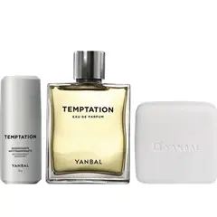 YANBAL - Pack x3 Perfume Temptation + desodorante+ jabón