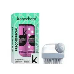 KANECHOM - Shampoo Acondicionador Ceramidas 300ml Duo Pack + Dispensador
