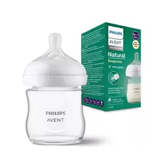 PHILIPS - Biberon Avent Natural 120Ml Vidrio Anticolicos 0M+